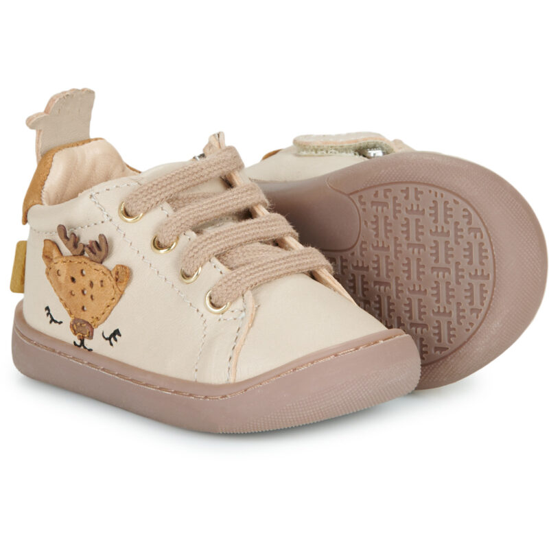 Easy Peasy MY DODU LACET BICHE Beige - Sneakers Bambina - 3