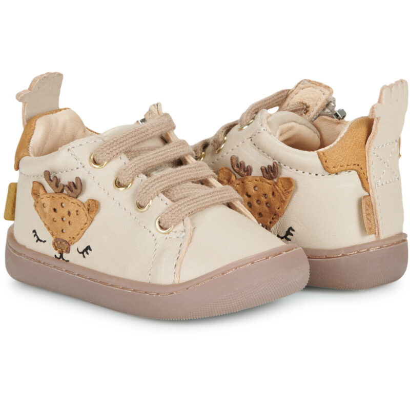 Easy Peasy MY DODU LACET BICHE Beige - Sneakers Bambina - 4