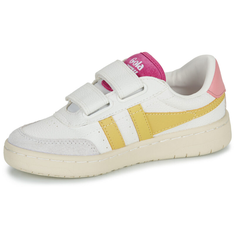 Gola Falcon Strap Bianco Sneakers Bambina - 4