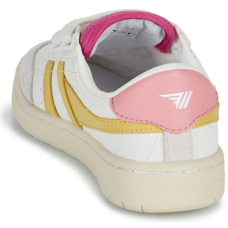 Gola Falcon Strap Bianco Sneakers Bambina - 5