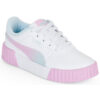 Scarpe bambini ragazza Puma  Carina 3.0 Faded Glow PS  Bianco Puma 4070032605029