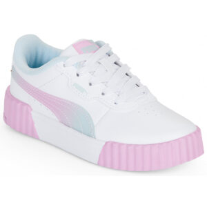 Scarpe bambini ragazza Puma  Carina 3.0 Faded Glow PS  Bianco Puma 4070032605029