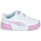 Puma Carina 3.0 Faded Glow V Inf Bianco - Sneakers Bambina - 2