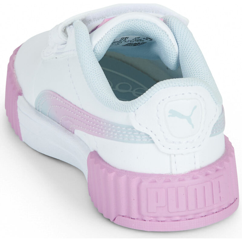 Puma Carina 3.0 Faded Glow V Inf Bianco - Sneakers Bambina - 5