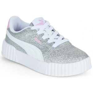 Scarpe bambini ragazza Puma  Carina 3.0 Glitz PS  Argento Puma 4070032605586