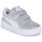 Puma Carina 3.0 Glitz V Inf Argento - Sneakers Bambina - 1