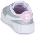 Puma Carina 3.0 Glitz V Inf Argento - Sneakers Bambina - 5