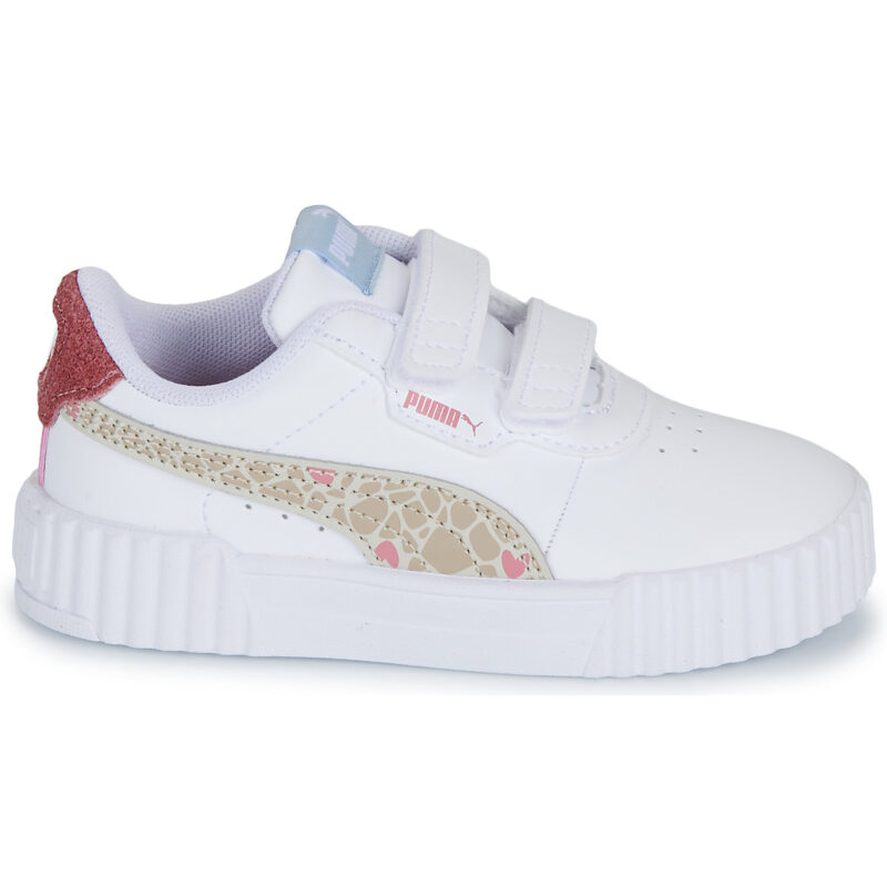 Puma Carina 3.0 Winter Safari V Inf Bianco - Sneakers Bambina - 2