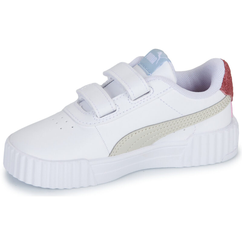 Puma Carina 3.0 Winter Safari V Inf Bianco - Sneakers Bambina - 4