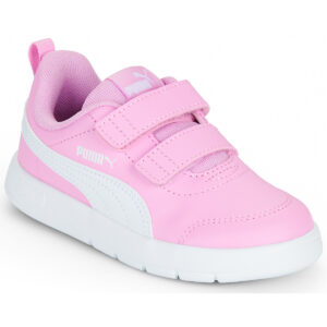 Scarpe bambini ragazza Puma  Courtflex V3 V Inf  Rosa Puma 4070032721460