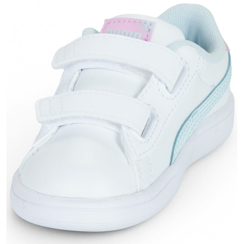 Puma Puma Smash 3.0 Faded Glow V Inf Bianco - Sneakers Bambina - 3