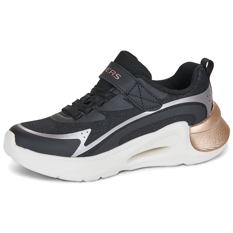 Skechers TIDE TECH Nero - Sneakers Bambina - 4