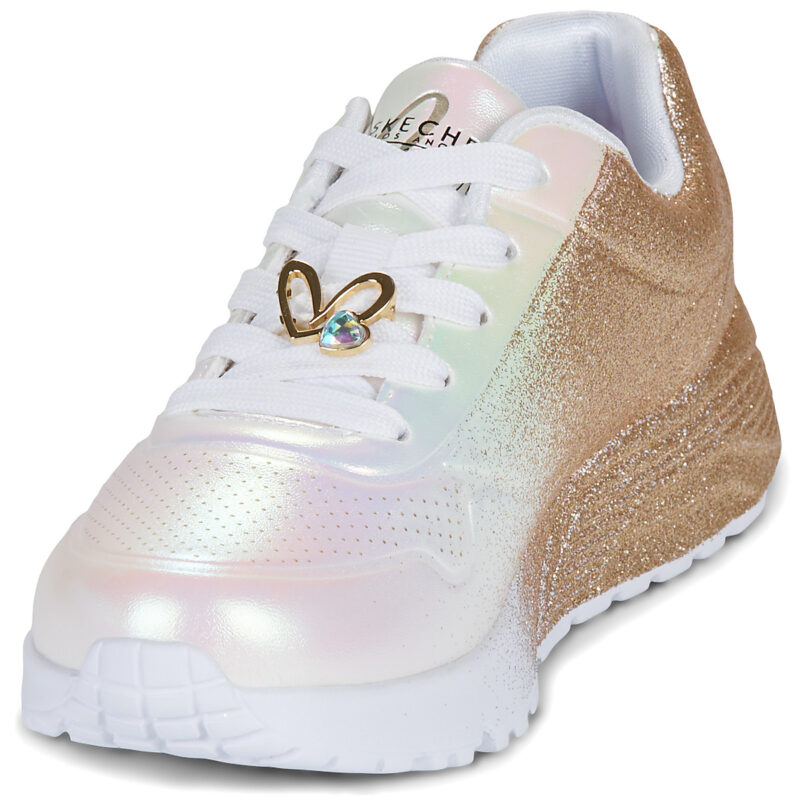Skechers UNO LITE Bianco - Sneakers Bambina - 3