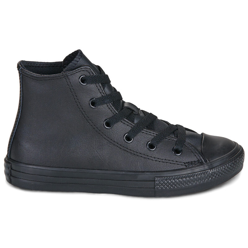 Converse CHUCK TAYLOR ALL STAR LEATHER Nero - Sneakers Bambino - 2
