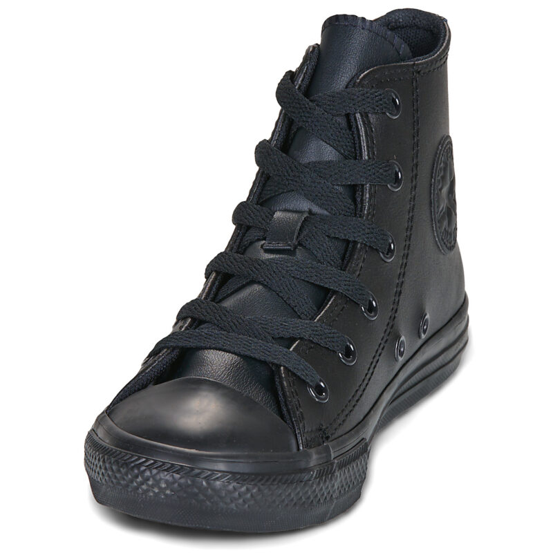 Converse CHUCK TAYLOR ALL STAR LEATHER Nero - Sneakers Bambino - 3