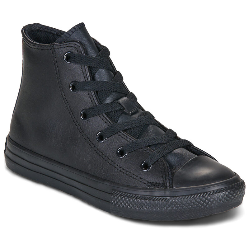 Converse CHUCK TAYLOR ALL STAR LEATHER Nero - Sneakers Bambino - 1