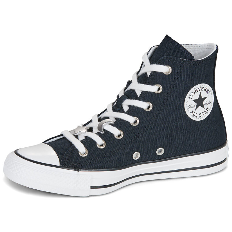Converse Chuck Taylor All Star Nero - Sneakers Bambino - 4