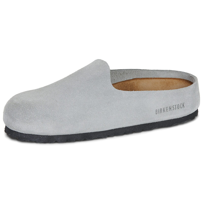 Birkenstock Amsterdam Suede / Pure / Sage / Stretto Clogs Zoccoli Uomo - 4