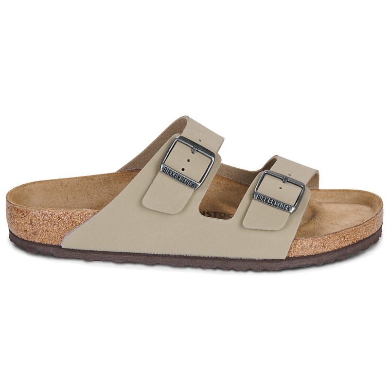 BIRKENSTOCK Arizona Birko-flor / Khaki / Nero / Brown / Regular Ciabatta Uomo - 2
