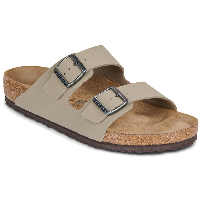 BIRKENSTOCK Arizona Birko-flor / Khaki / Nero / Brown / Regular Ciabatta Uomo - 1