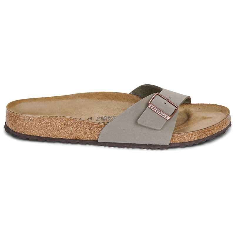 Madrid Birko-flor / Stone / Regular Grigio Ciabatte Uomo - 2