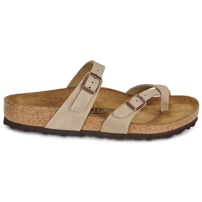 BIRKENSTOCK Mayari Oiled / Pelle / Tobacco / Brown / Regular Beige Ciabatta Uomo - 2