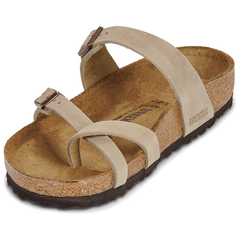 BIRKENSTOCK Mayari Oiled / Pelle / Tobacco / Brown / Regular Beige Ciabatta Uomo - 3