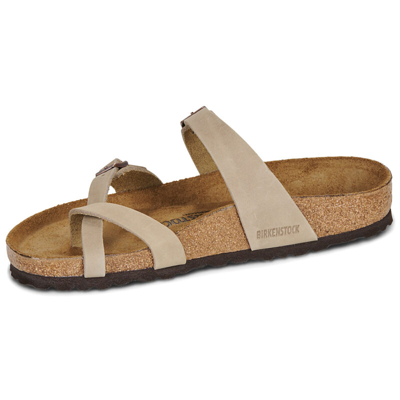 BIRKENSTOCK Mayari Oiled / Pelle / Tobacco / Brown / Regular Beige Ciabatta Uomo - 4