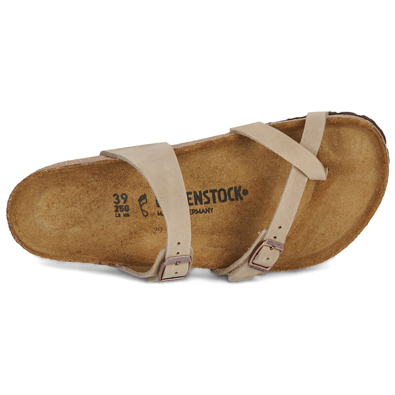 BIRKENSTOCK Mayari Oiled / Pelle / Tobacco / Brown / Regular Beige Ciabatta Uomo - 6