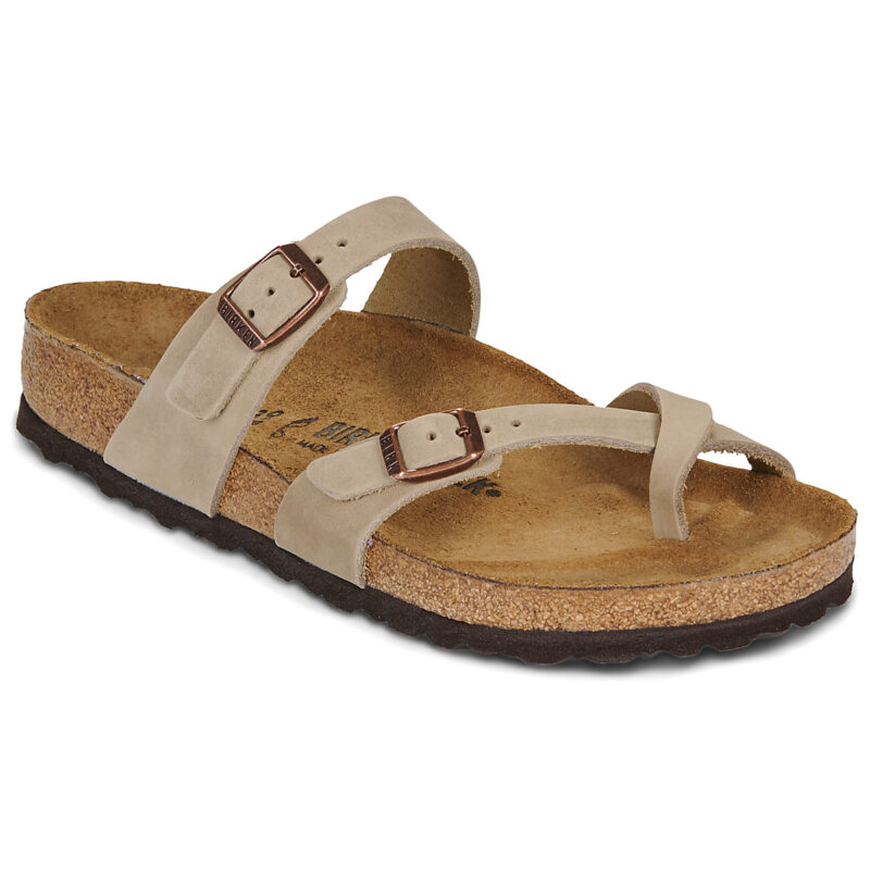 BIRKENSTOCK Mayari Oiled / Pelle / Tobacco / Brown / Regular Beige Ciabatta Uomo - 1