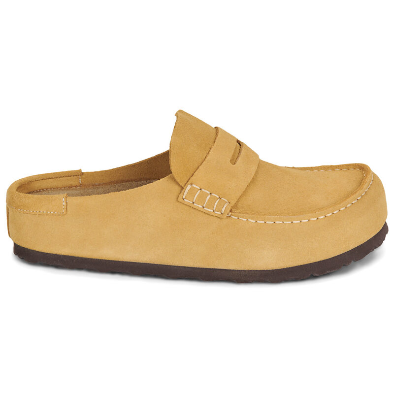 BIRKENSTOCK Naples Suede / Brown / Regular Giallo Zoccoli Uomo - 2