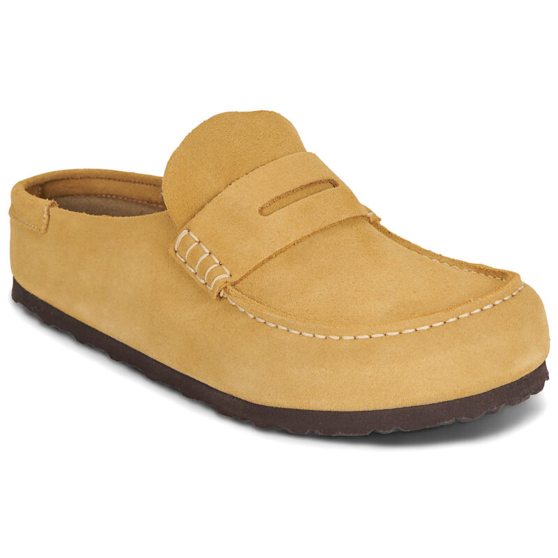 BIRKENSTOCK Naples Suede / Brown / Regular Giallo Zoccoli Uomo - 1