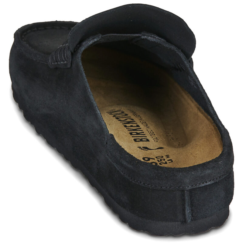 Birkenstock Naples Suede / Black / Stretto Nero Clogs Zoccoli Uomo - 5