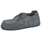 Birkenstock Utti Lace Suede / Charcoal / Regular Grigio Derby Uomo - 4