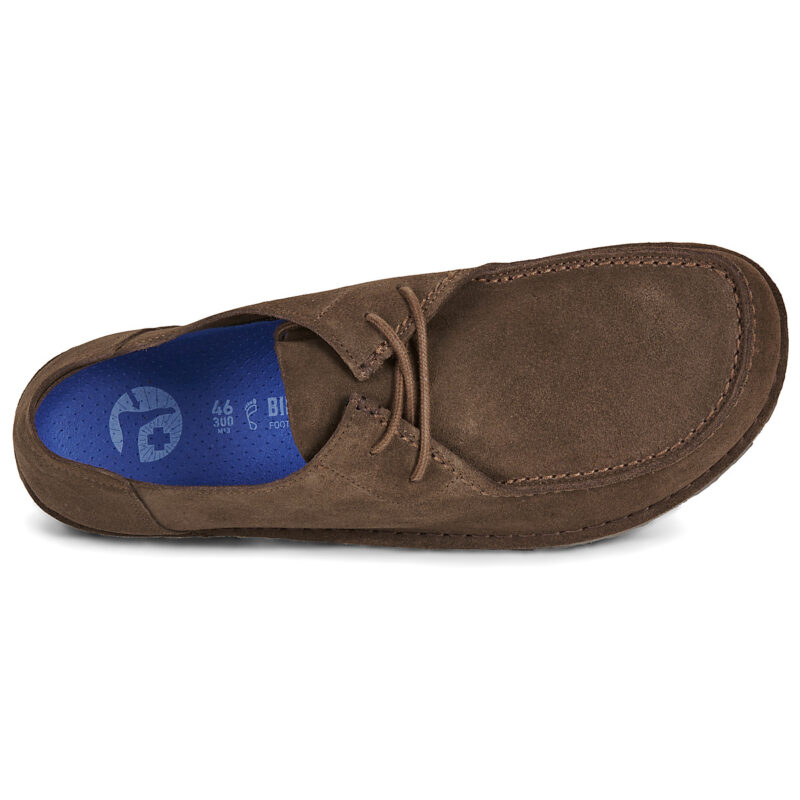 Birkenstock Utti Lace Suede / Carafe / Regular Marrone Derby Uomo - 6