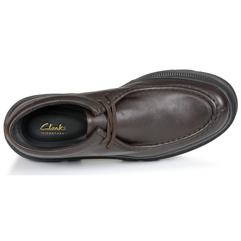 Clarks  Badell Seam  Marrone Derby Uomo - 6