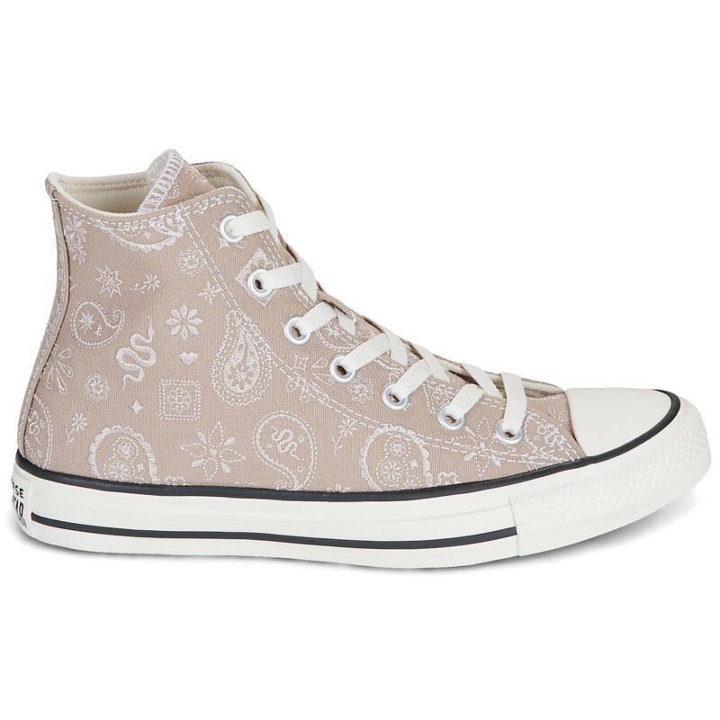 Converse Chuck Taylor All Star Beige Sneakers alte Donna - 2