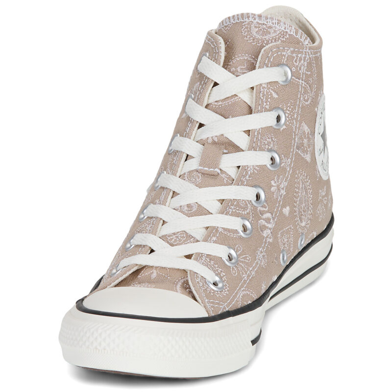 Converse Chuck Taylor All Star Beige Sneakers alte Donna - 3