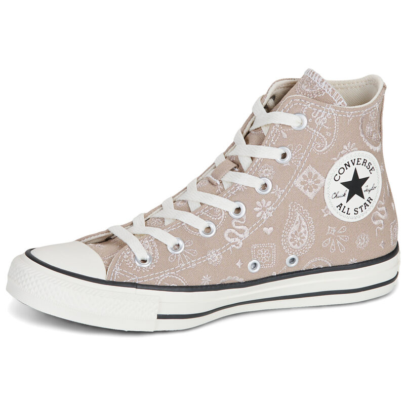 Converse Chuck Taylor All Star Beige Sneakers alte Donna - 4
