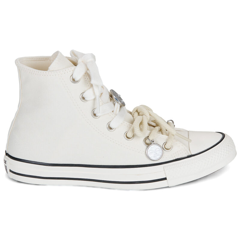Converse Chuck Taylor All Star Bianco Sneakers alte Donna - 2
