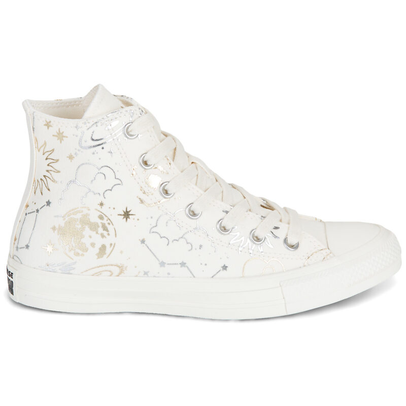 Converse Chuck Taylor All Star Bianco Sneakers alte Donna - 2