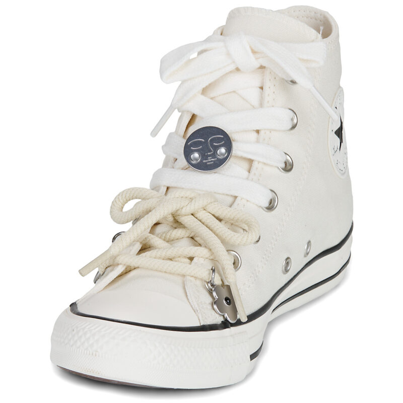 Converse Chuck Taylor All Star Bianco Sneakers alte Donna - 3
