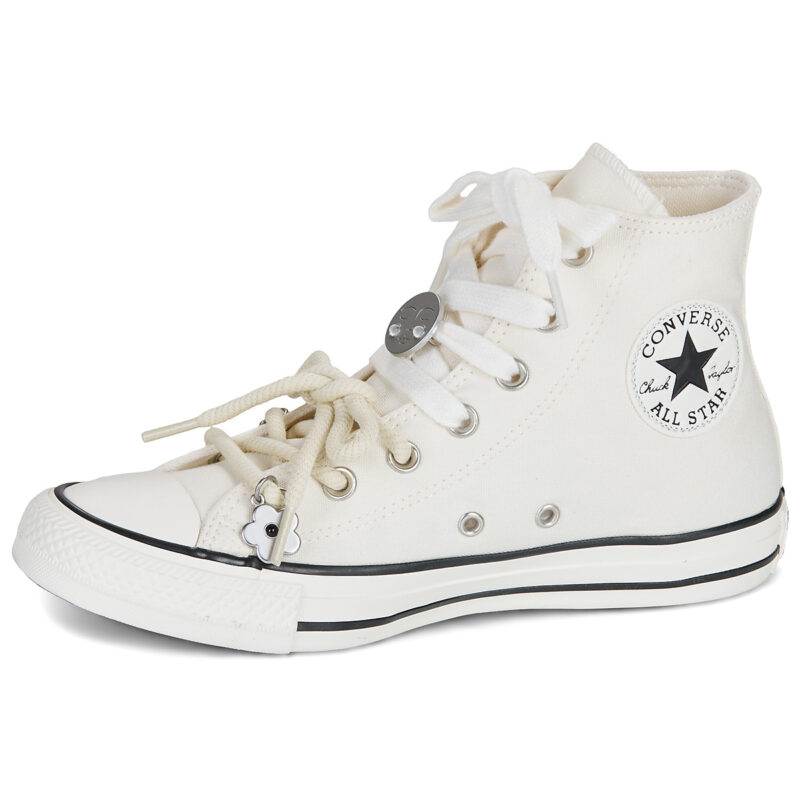 Converse Chuck Taylor All Star Bianco Sneakers alte Donna - 4