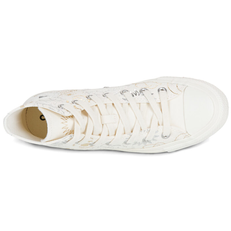 Converse Chuck Taylor All Star Bianco Sneakers alte Donna - 6