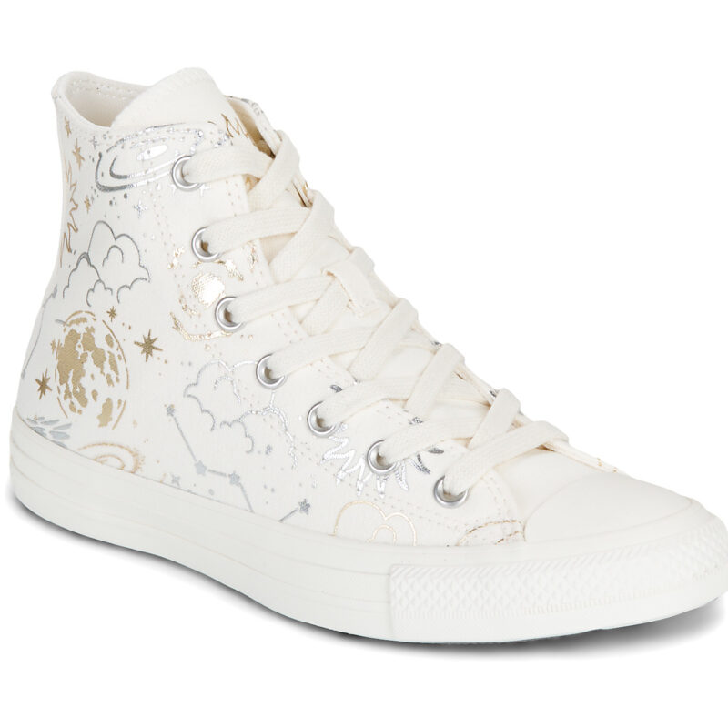 Converse Chuck Taylor All Star Bianco Sneakers alte Donna - 1