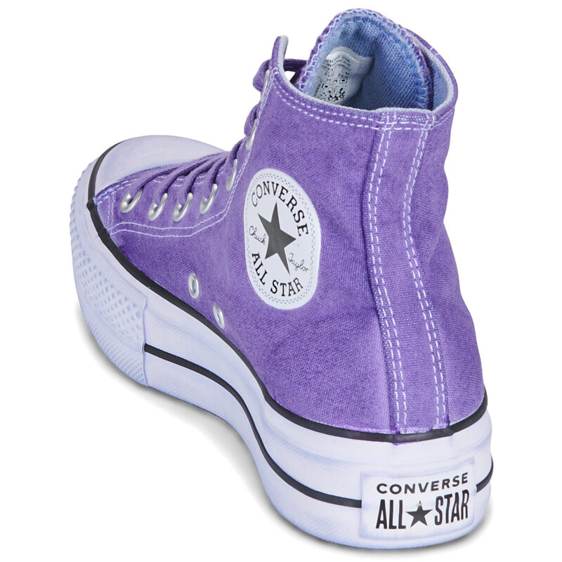 Converse Chuck Taylor All Star Lift Canvas LTD Viola Sneakers alte Donna - 5