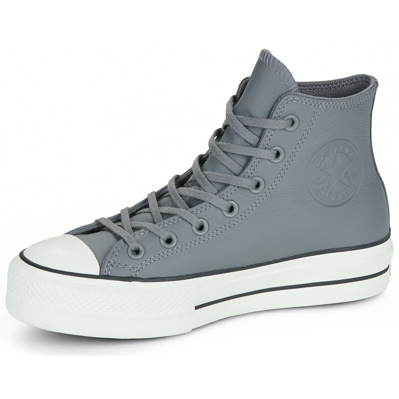 Converse Chuck Taylor All Star Lift Grigio Sneakers alte Donna - 4