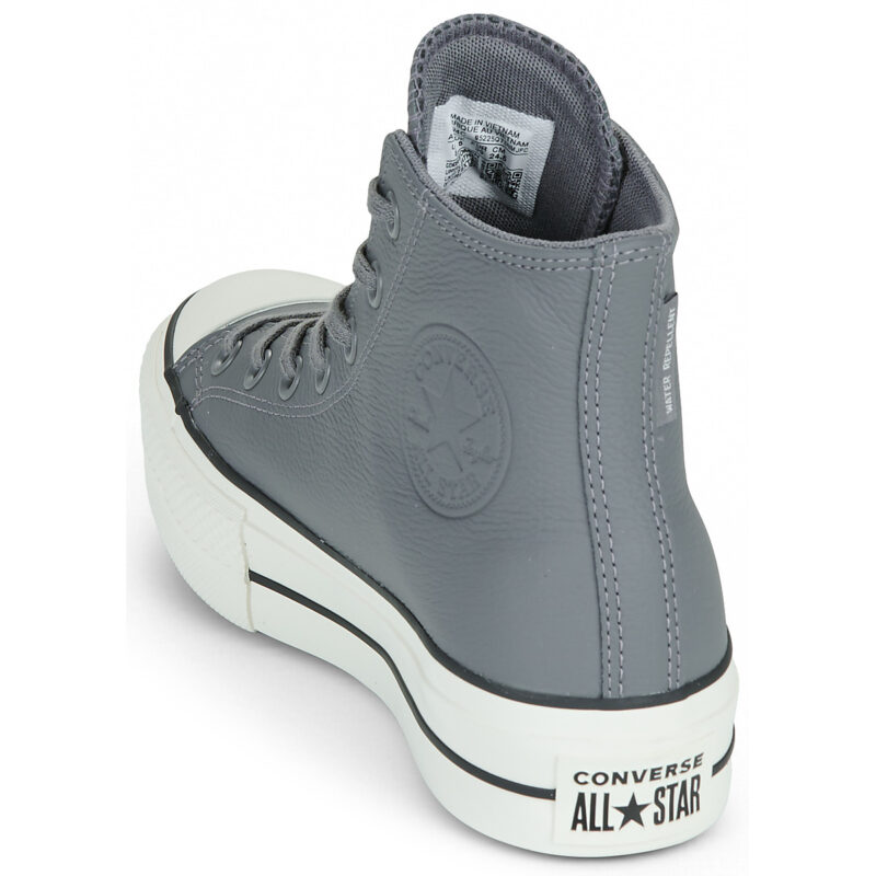 Converse Chuck Taylor All Star Lift Grigio Sneakers alte Donna - 5