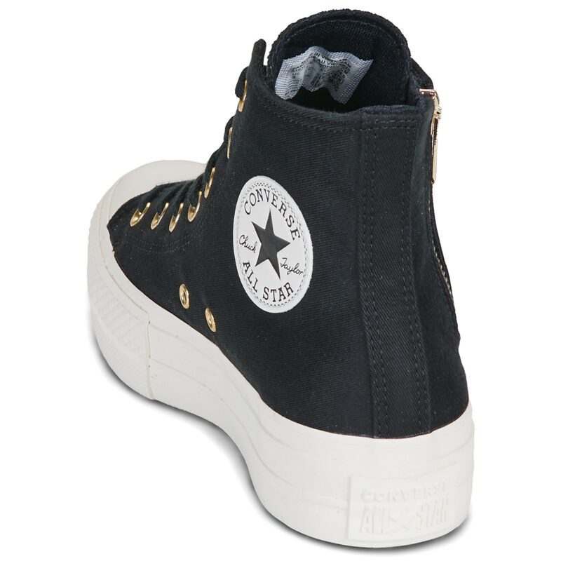Converse Chuck Taylor All Star Lift Nero Sneakers alte Donna - 5