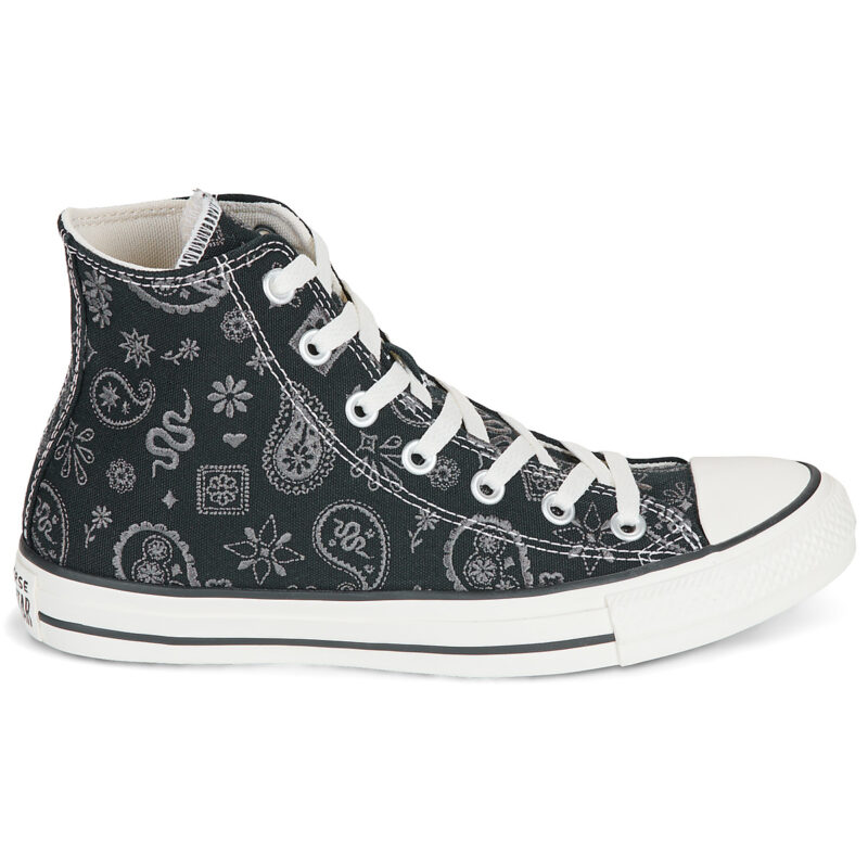 Converse Chuck Taylor All Star Nero Sneakers alte Donna - 2
